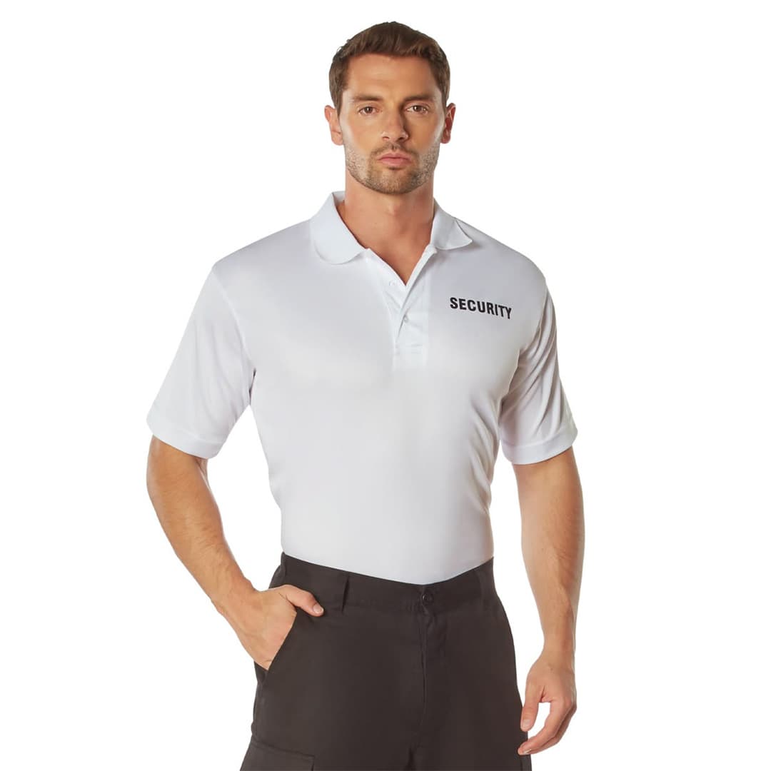 Close-up of a custom workwear polo shirt fabric showing soft breathable texture and comfortable fit tailored for workwear needs.